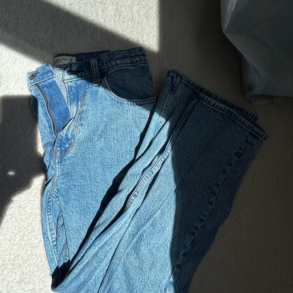 Abercrombie relaxed high rise Women's Blue Jeans